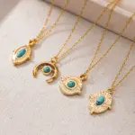 18K Gold Oval Bead Necklace 3 LIVKE’s gold oval bead necklace with intricate vintage texture, styled with a black evening gown for royal-inspired elegance.