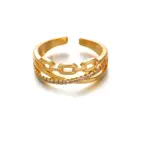 Artisan Zirconium Ring Set 9 livke artisan stackable rings tiktok tutorial. 9