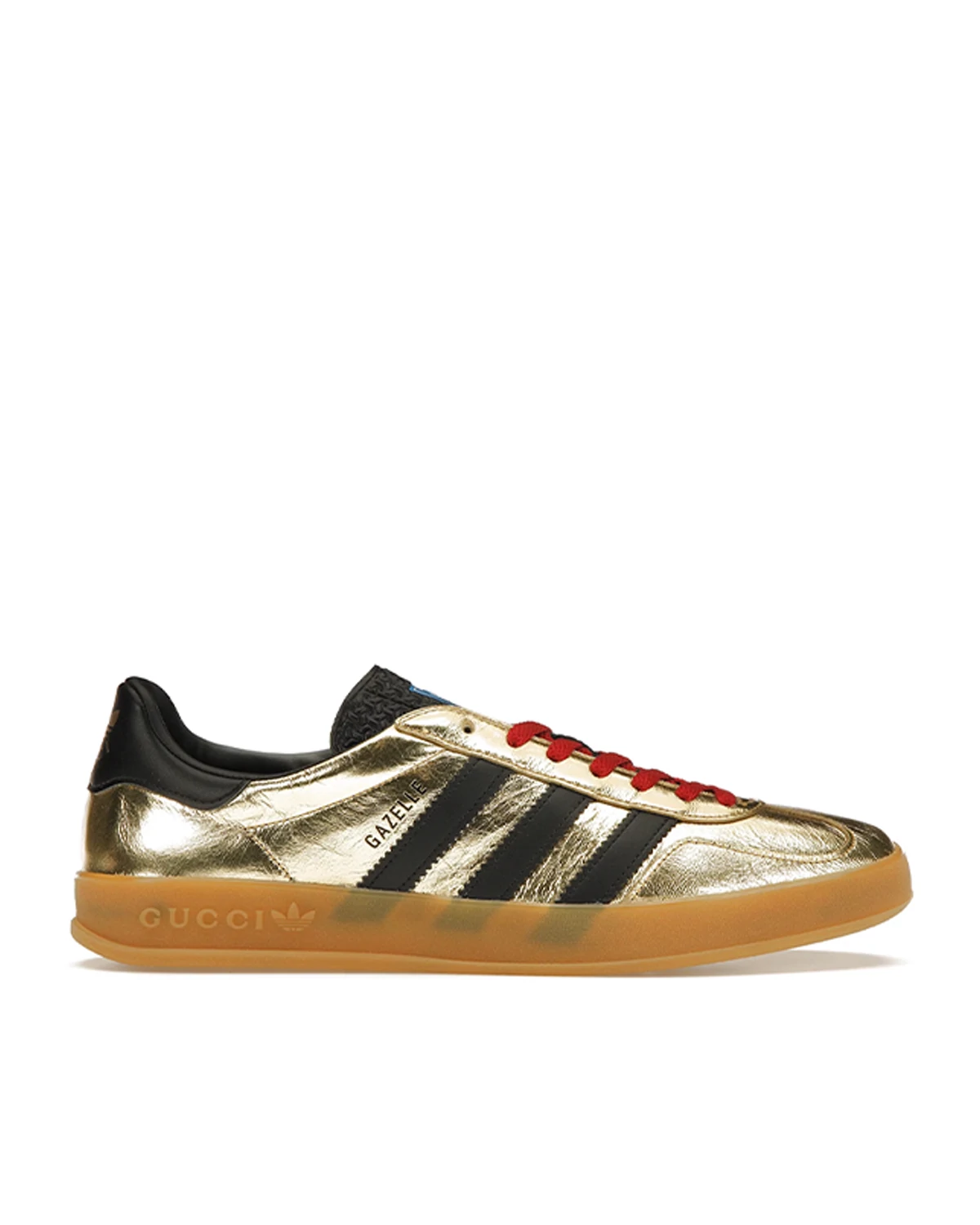 Kivne Adidas x Gucci Gazelle Metallic Gold