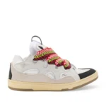 Kivne Lanvin Leather Curb Sneakers