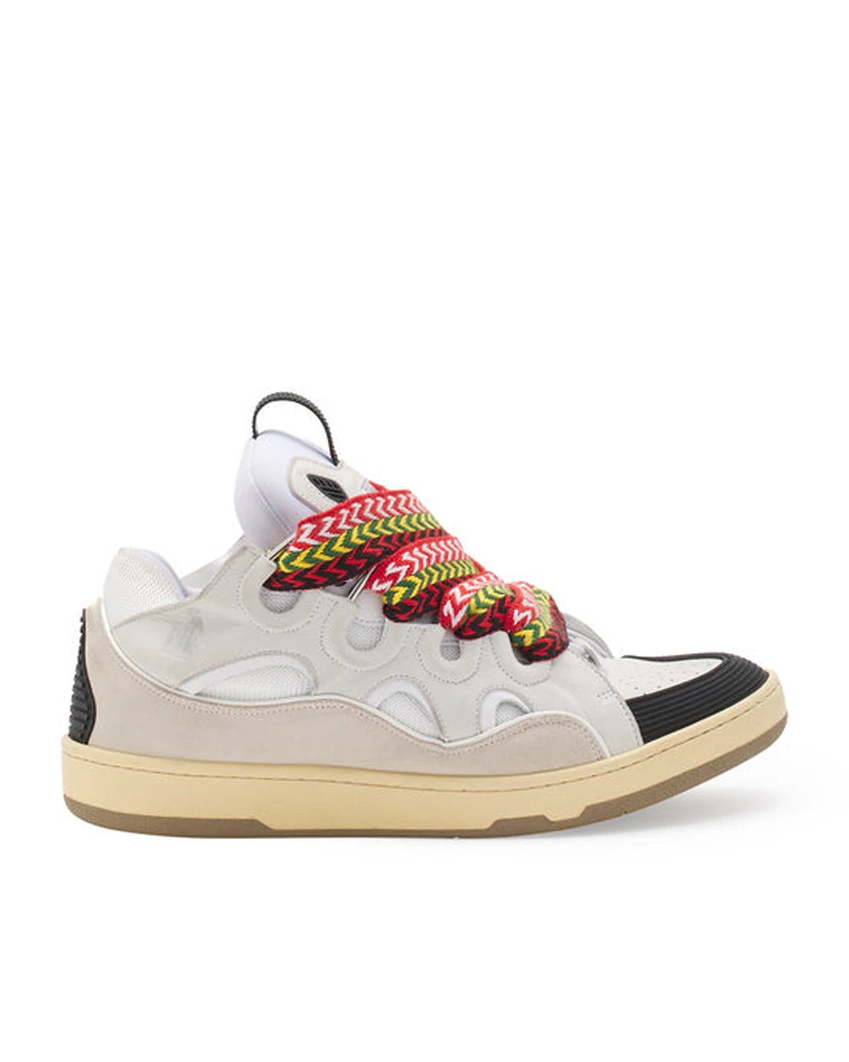 Kivne Lanvin Leather Curb Sneakers