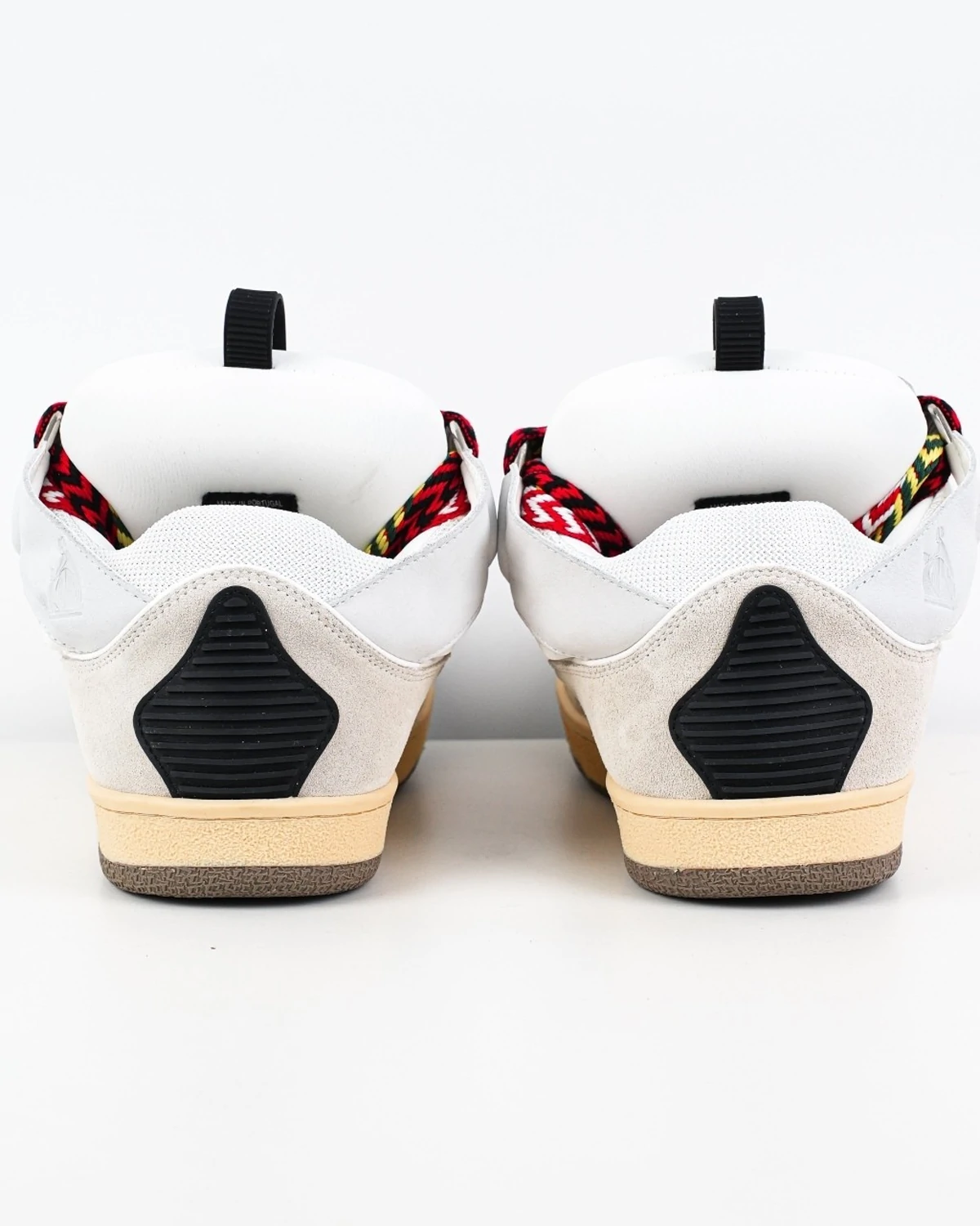Kivne Lanvin Leather Curb Sneakers