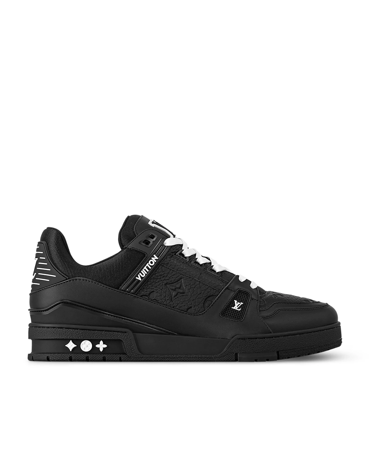 Kivne Louis Vuitton LV Trainer Sneaker "All Black"