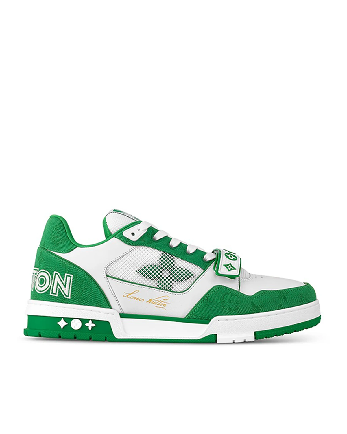 Kivne Louis Vuitton Trainer Sneaker ‘Green’