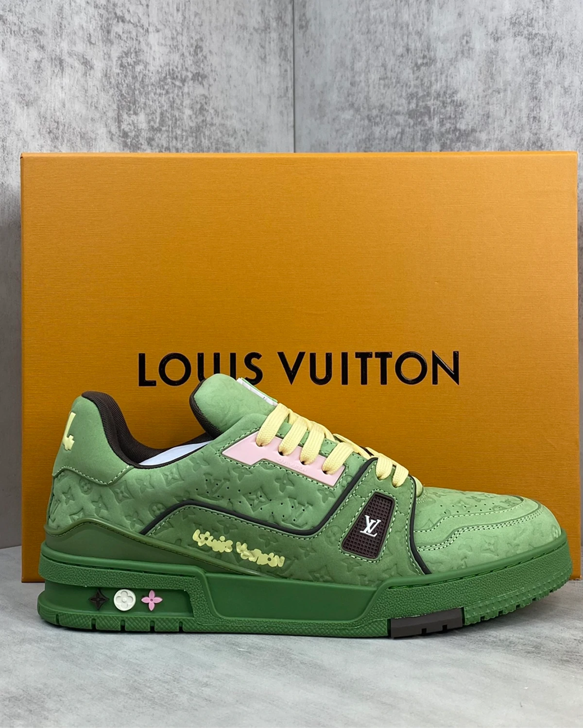 kivne Louis Vuitton x Tyler the Creator Trainer “Green” sneakers