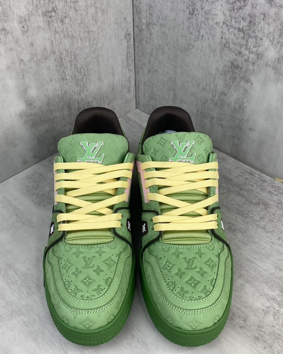 kivne Louis Vuitton x Tyler the Creator Trainer “Green” sneakers