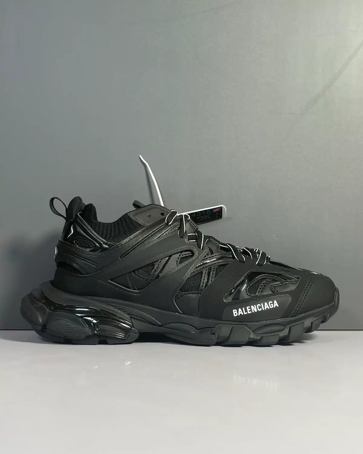 Kivne Balenciaga Track LED Trainer 'Black'