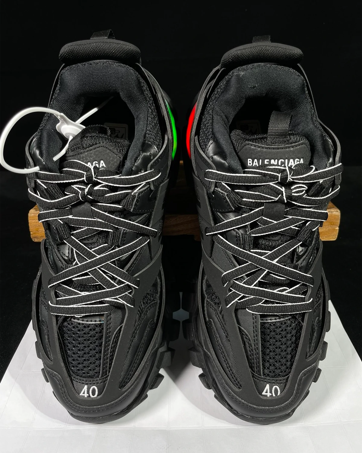 Rebce Balenciaga Track Black LED