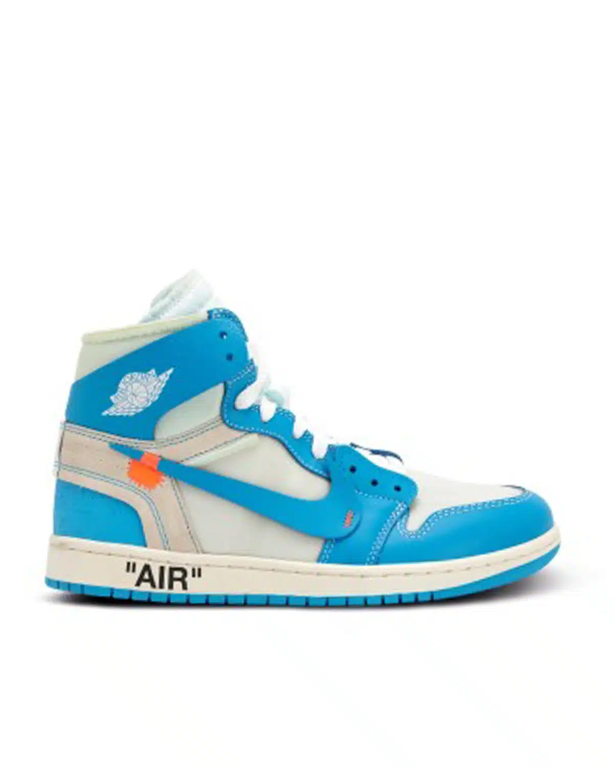 Kivne Jordan Off-White x Air Jordan 1 Retro High OG "UNC"