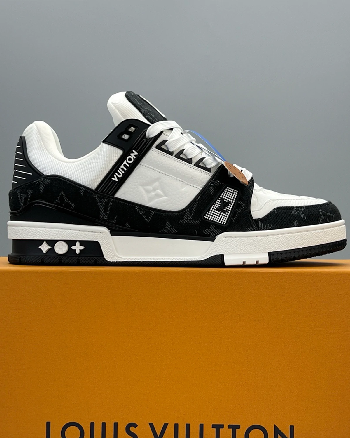 Kivne Louis Vuitton Trainer Sneaker “Black”