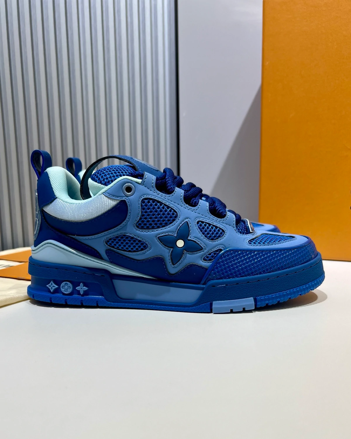 Kivne LV Skate Sneaker Blue