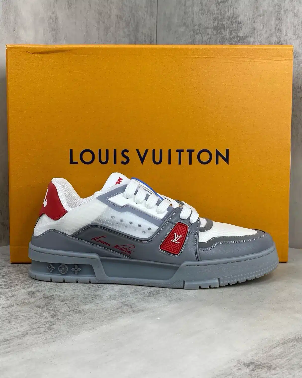 Kivne LV Trainer Sneaker Red